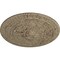 Ekena Millwork Naple Ceiling Medallion (Fits Canopies up to 3 3/8"), 37 1/2"OD x 3 3/8"P, Gobi Desert Crackle CM37NAGDC - alternate 2